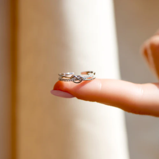 Eternal Embrace Heart Ring