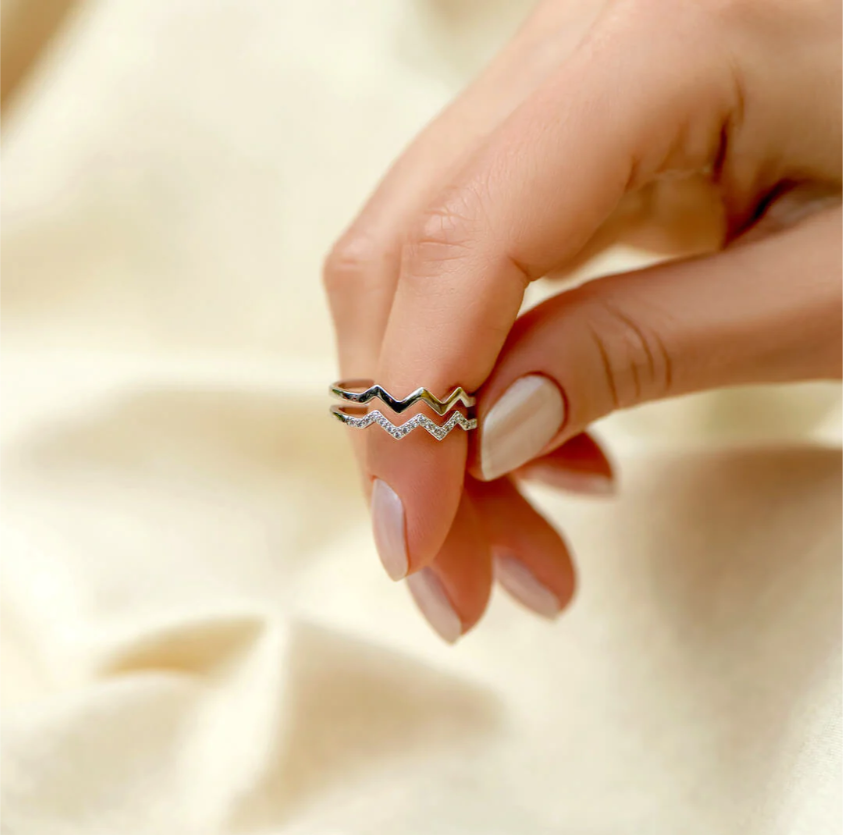 High & Lows Ring