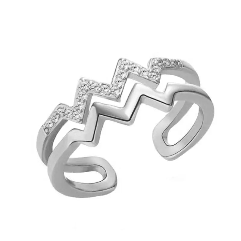 High & Lows Ring